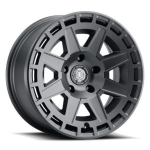 Y61 (17X8) 4x Trak Daytona Black Steel wheels (6/139) -22 OFFSET