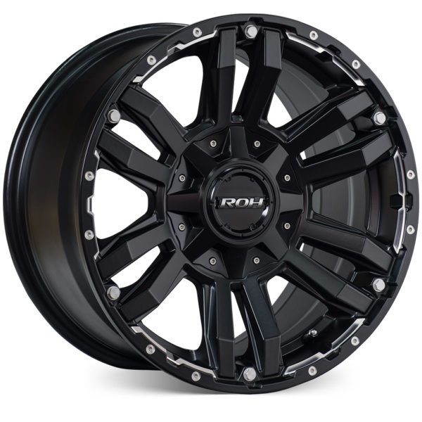 Y62 (18X9) 4x MATT BLACK VAPOUR WHEELS (6/139) +30 OFFSET